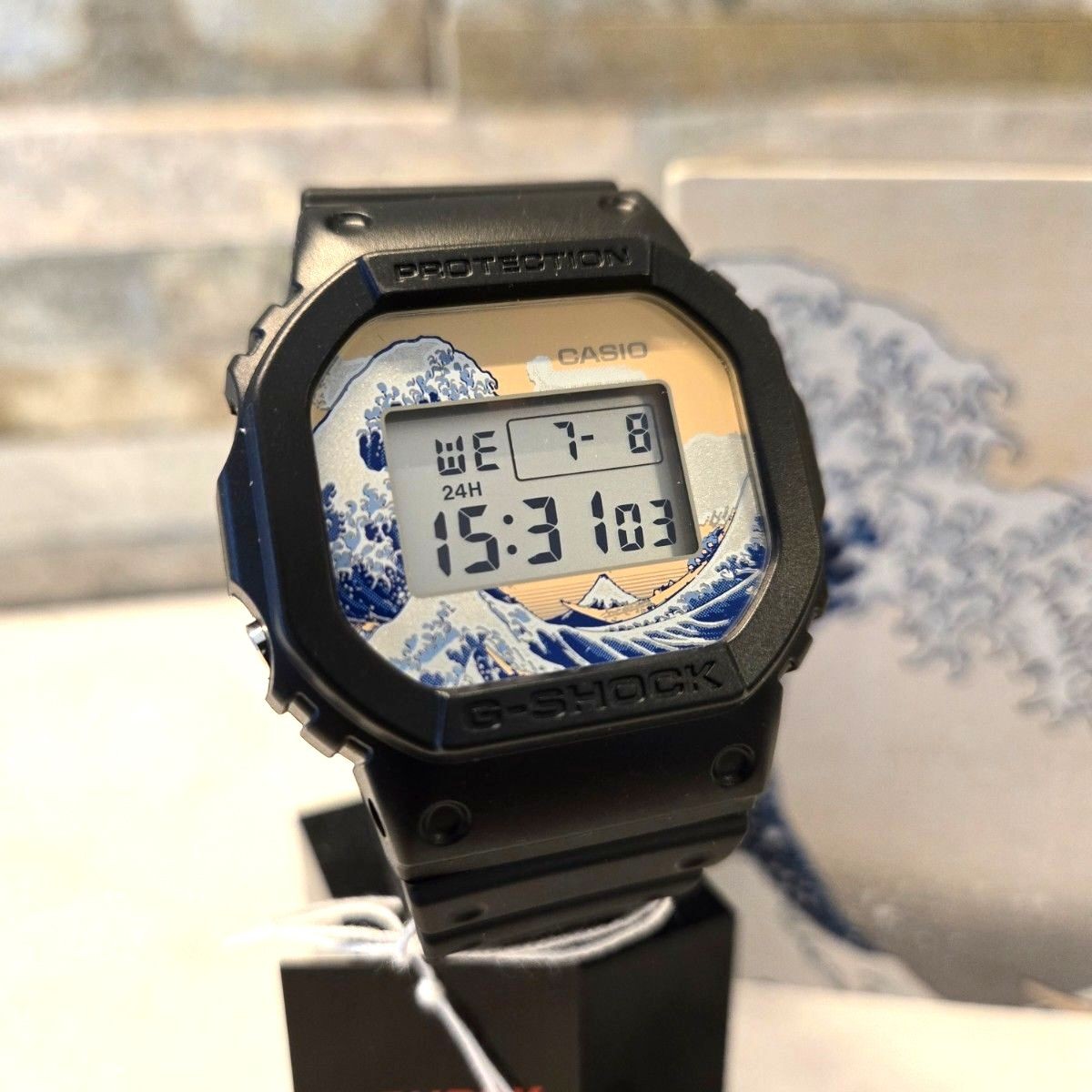 Casio G-Shock DW-5600KHK24-1JR Hokusai Watch Used