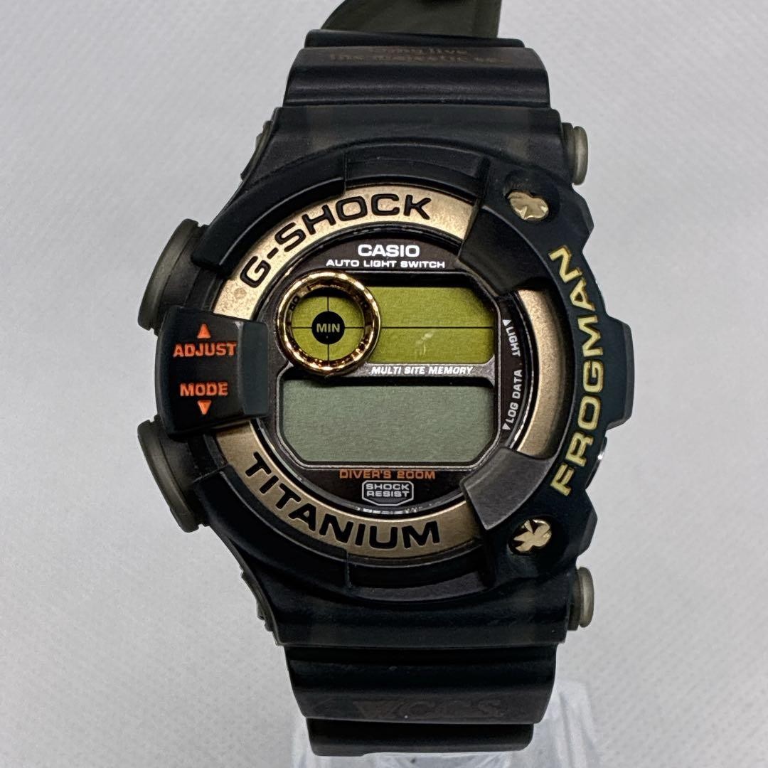 G-Shock Frogman Men’s Digital Watch Black Rare Japan Used 0713476