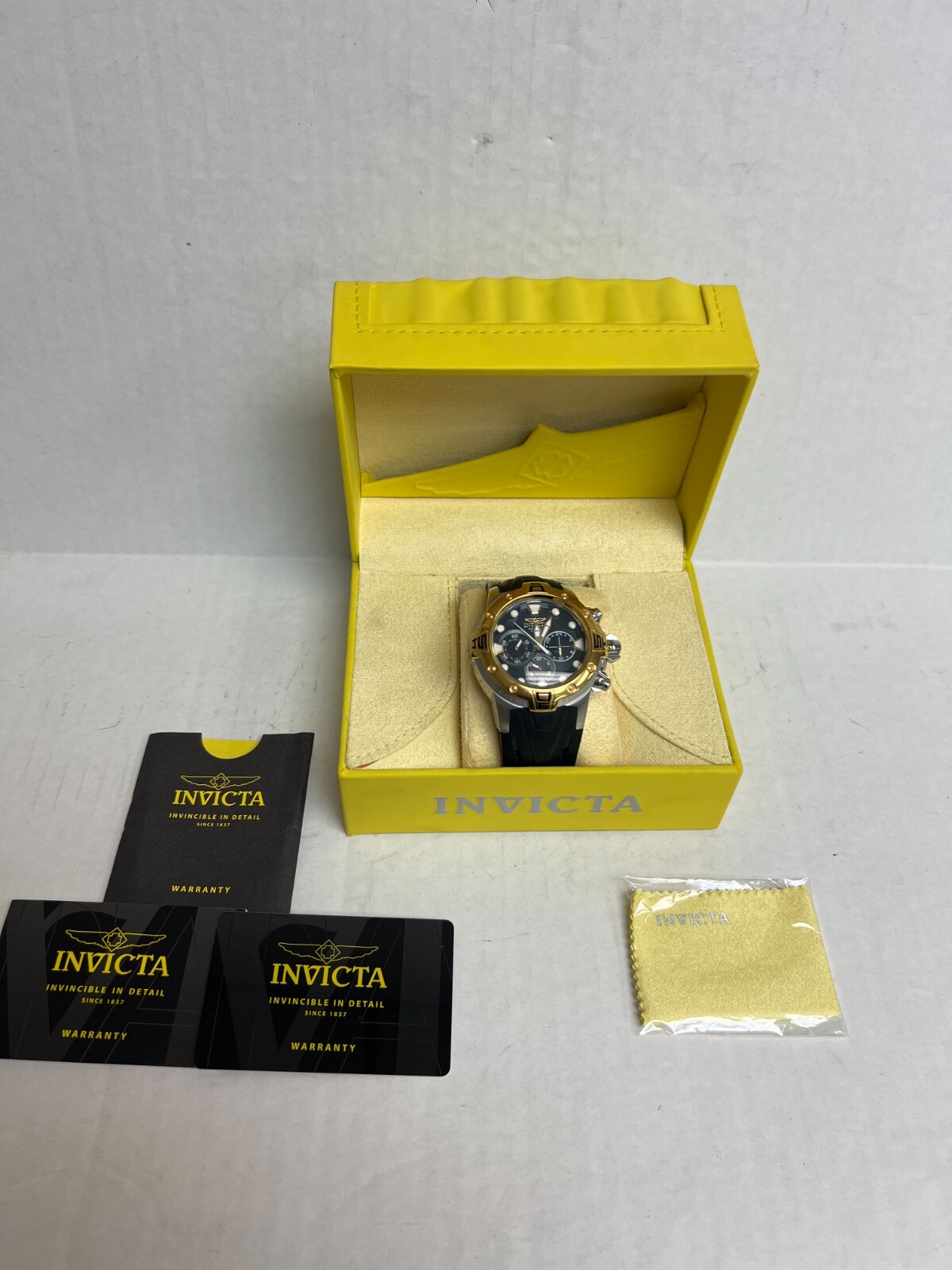 INVICTA Excursion Model 14087 Silicone Chronograph Watch 55mm