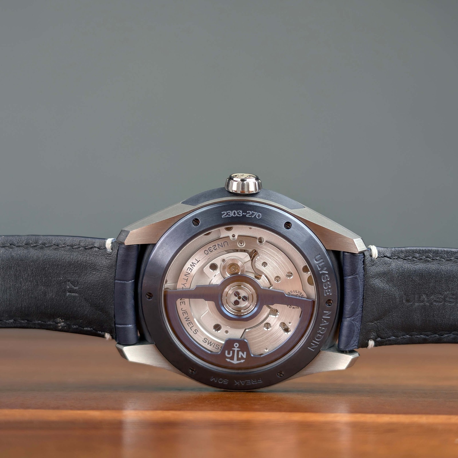 Complete Set + Extended Warranty Ulysse Nardin Freak X Ti Blue 2303-270/03