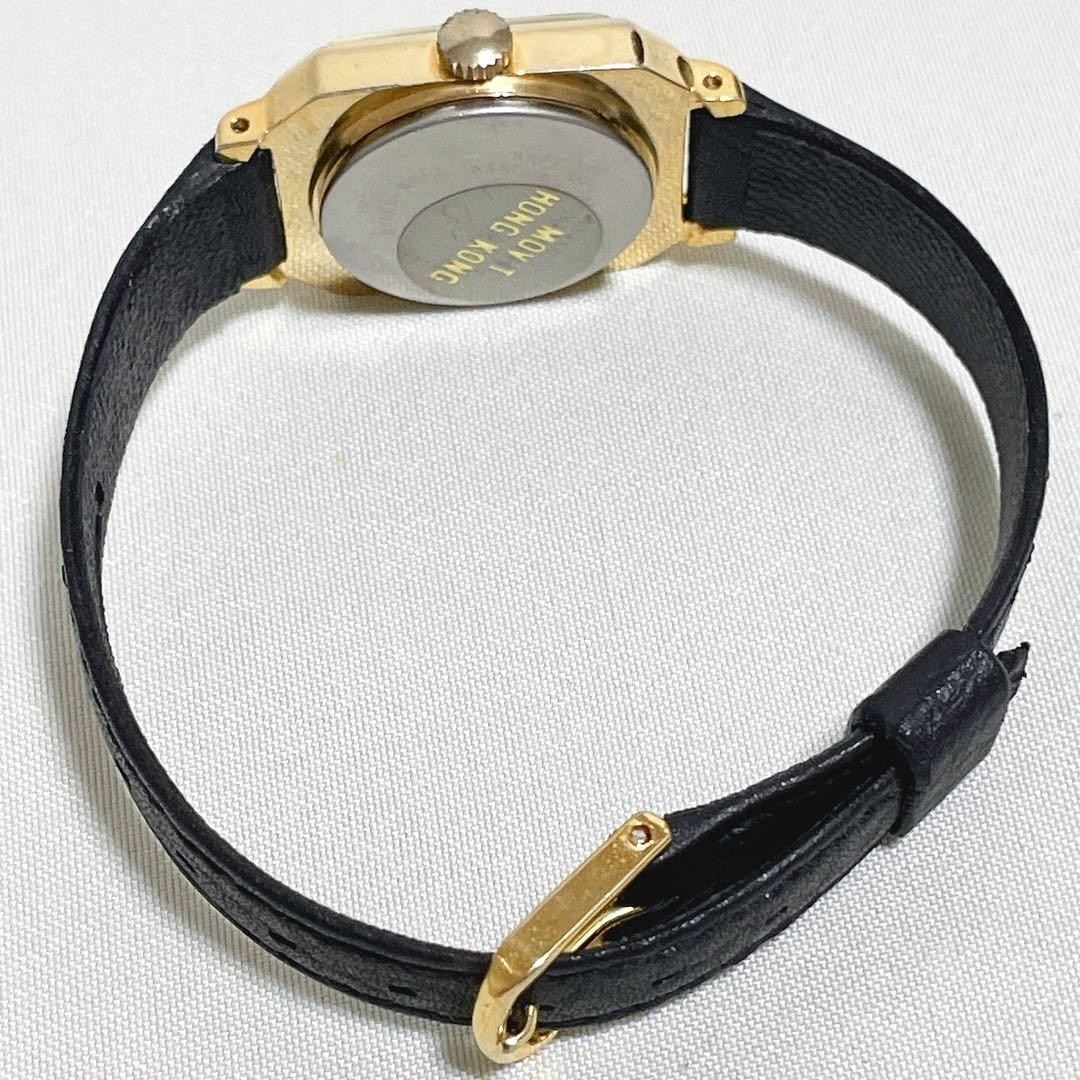 Excellent condition, fully functional CITIZEN Q&Q 6-P00921 Square Gold Hand-