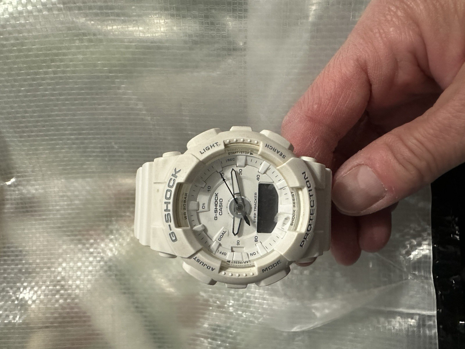 Casio G-Shock GMA-S130-4A Pink Step Tracker Analog Digi 200M Watch Module 5540