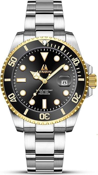 Waterproof Men Watch Stainless Steel Quartz Class Luminous Business Wristwatch B