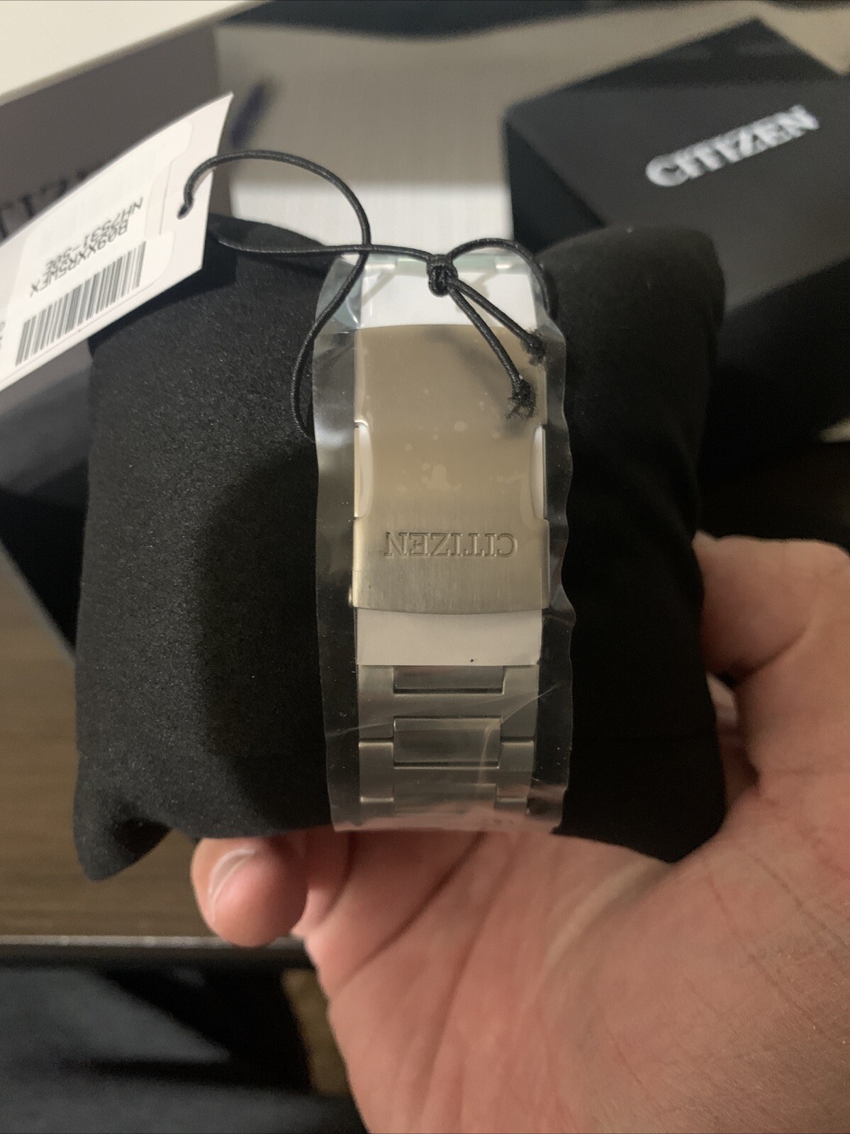 Citizen Automatic Sapphire Crystal Black Dial Sports Watch NH7531-50E