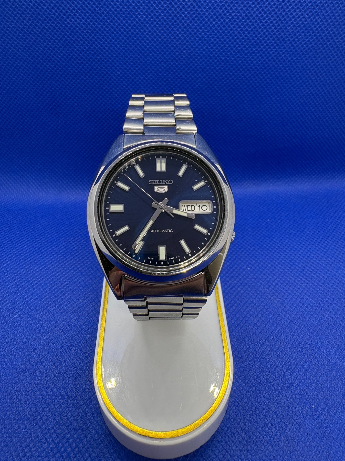 [Near MINT] Seiko 7S26-0480 Blue Dial Day/Date Automatic Men’s watch