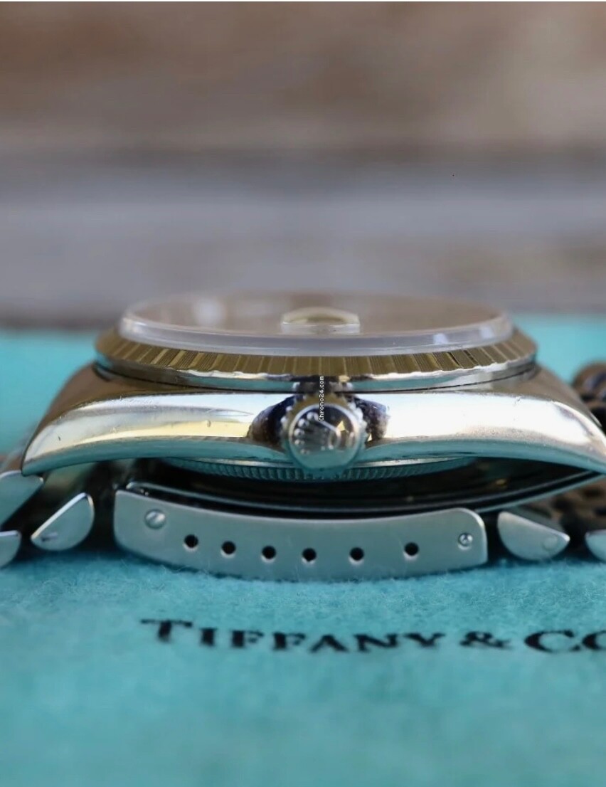 Rolex Datejust 16220 Silver Jubilee Bracelet with Silver Bezel