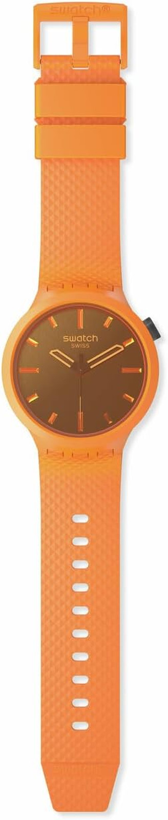Bold Orange Waterproof Unisex Automatic Watch – Casual Polymer Style