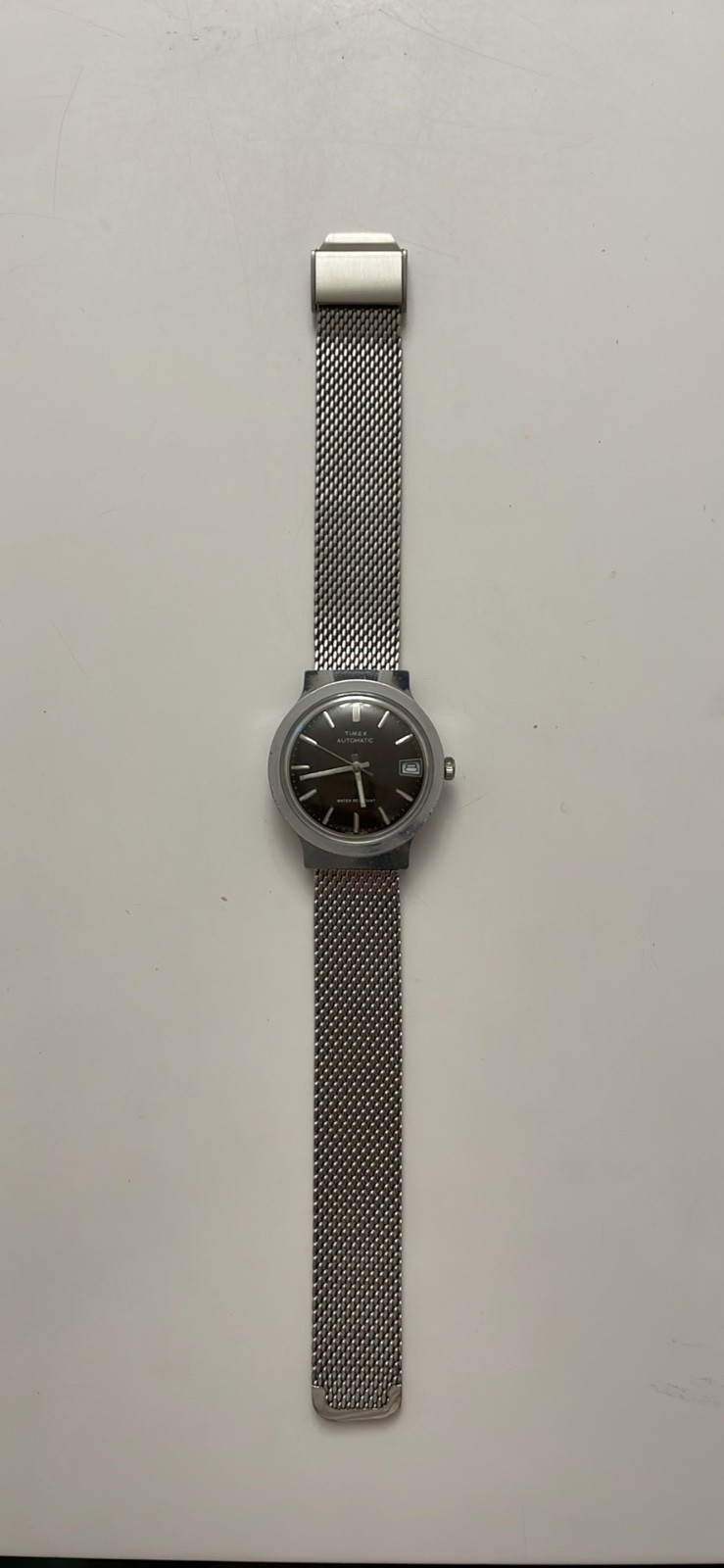 Vintage 1979 Timex Automatic “Calendar” Watch complete w/bracelet (Runs)