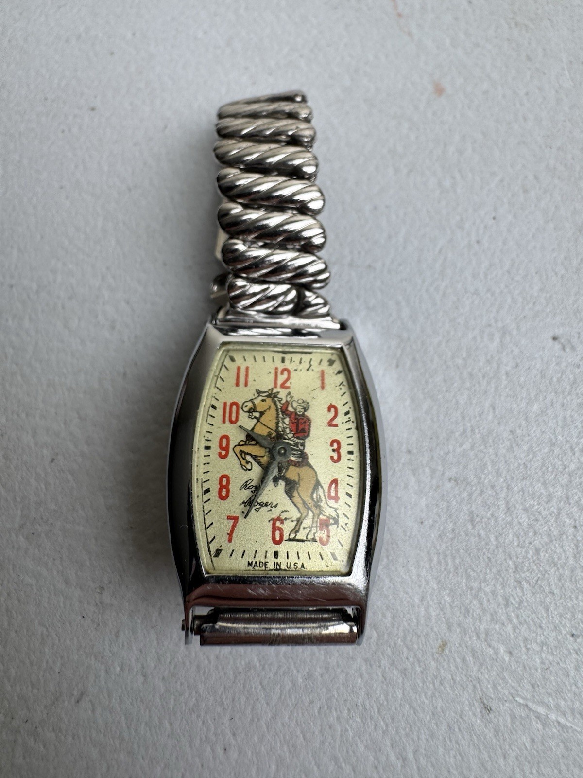 Roy Rogers Ingraham Vintage Men’s Character Wristwatch Parts And Or Repair