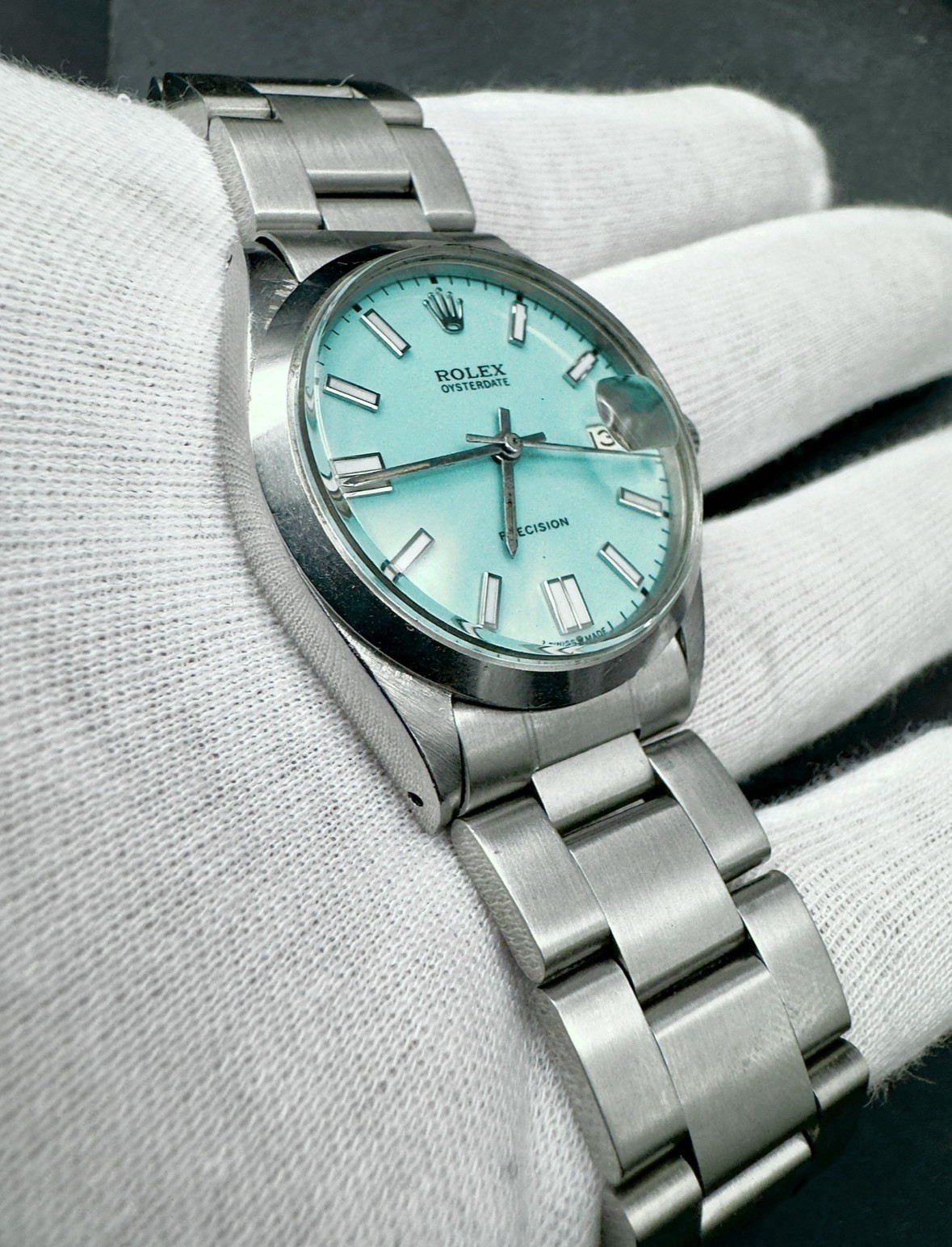 Rolex Oysterdate Precision Ref. 6694 – Tiffany Dial – Warranty – Overhauled