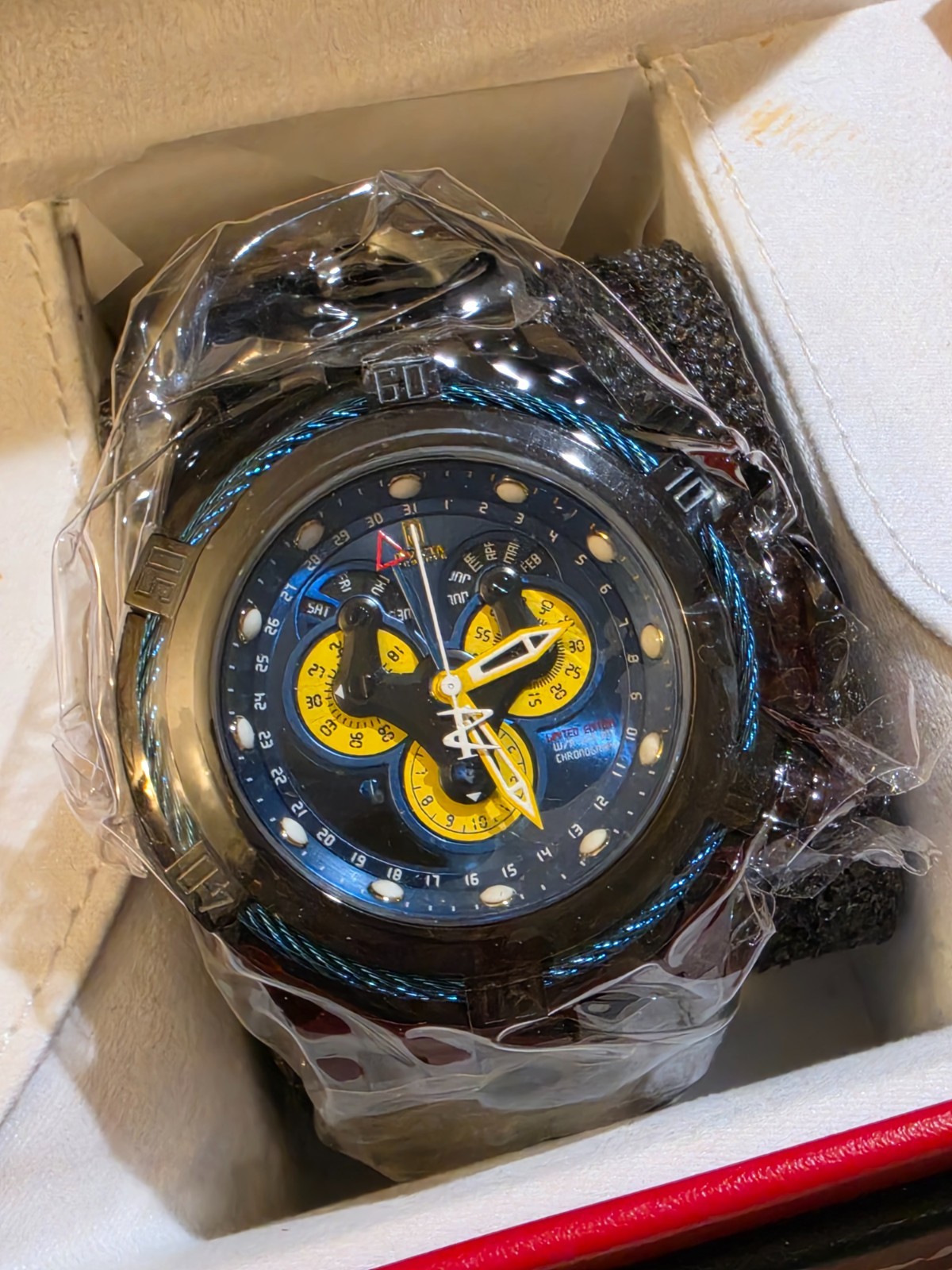 INVICTA 23607 Jason Taylor LIMITED EDITION W/R 500 MT, CHRONOGRAPH ALL STAINLESS