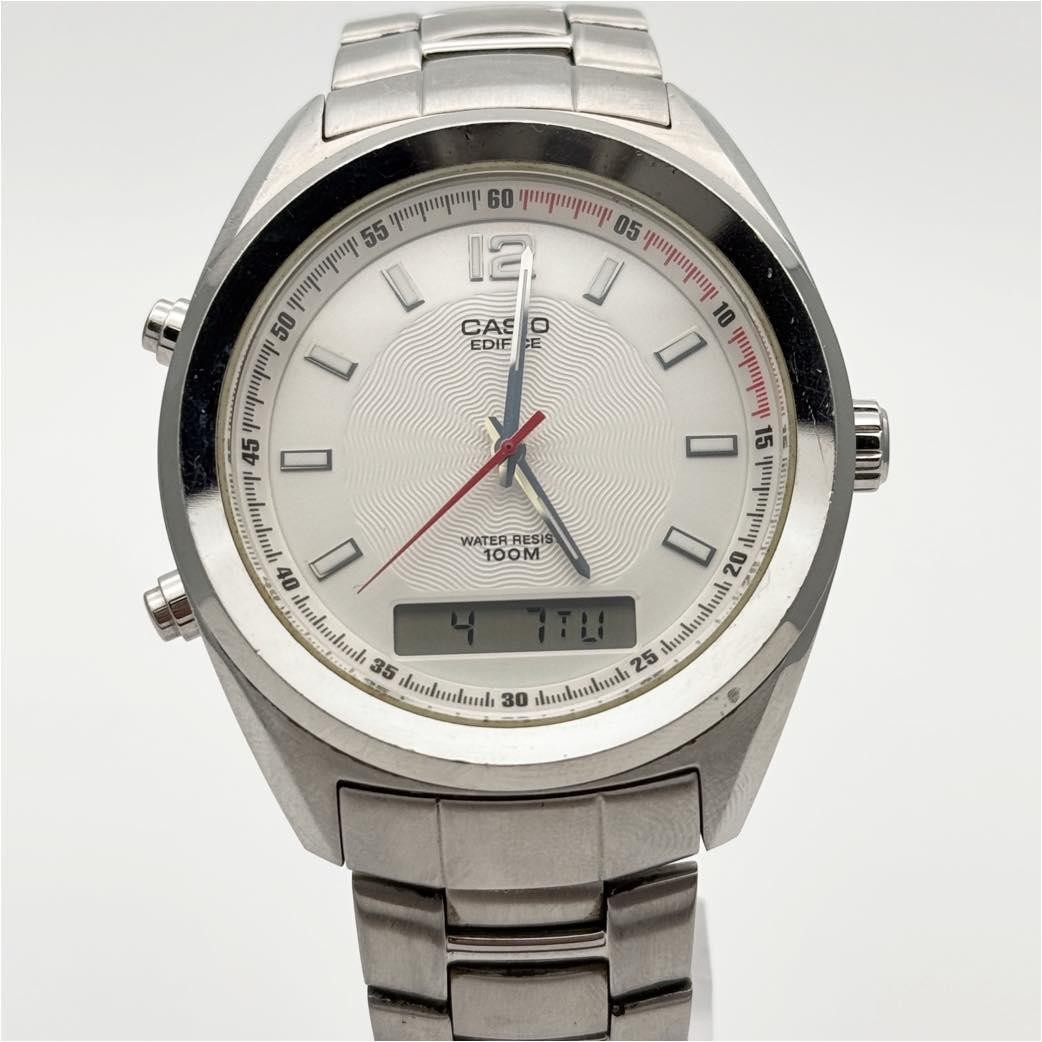 Casio Edifice EFA-108 Ana-Digi Chronograph Quartz Mens Watch Japan