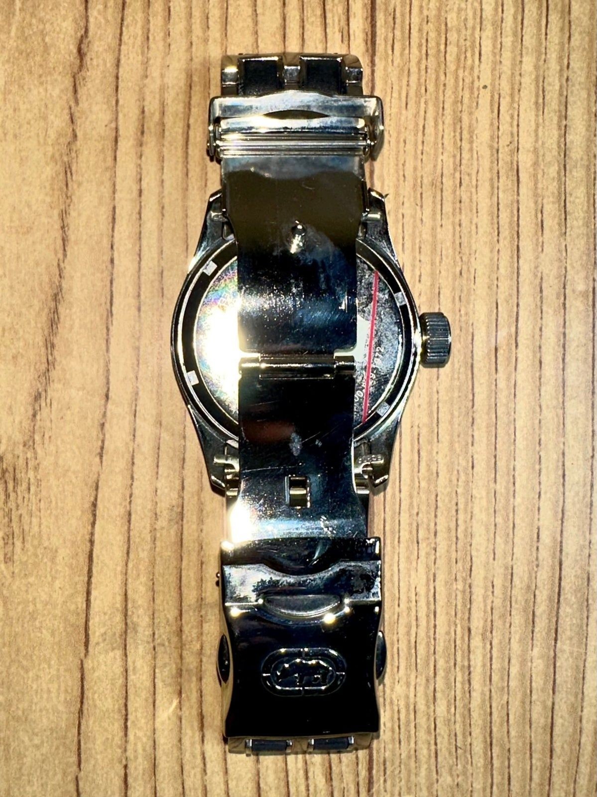 Marc Ecko Designer Watch Silver-Tone No.00-829-1972 Fresh To Depths 50M