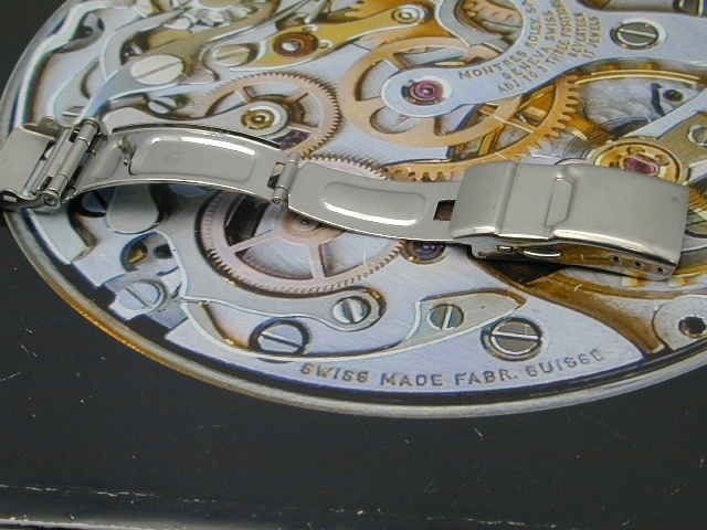 CITIZEN DOUBLE LOCKING FOLD OVER CLASP FOR 18MM ENDS STAINLESS STEEL