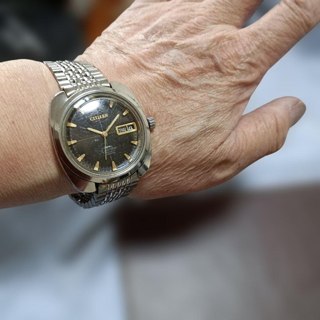 CITIZEN Leopard Automatic Watch with Day-Date and Hand-Winding