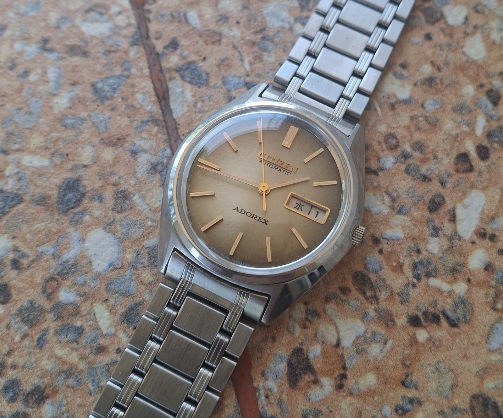 Vintage Citizen Adorex 21 Jewels Automatic December 1974 JDM KANJI 28800