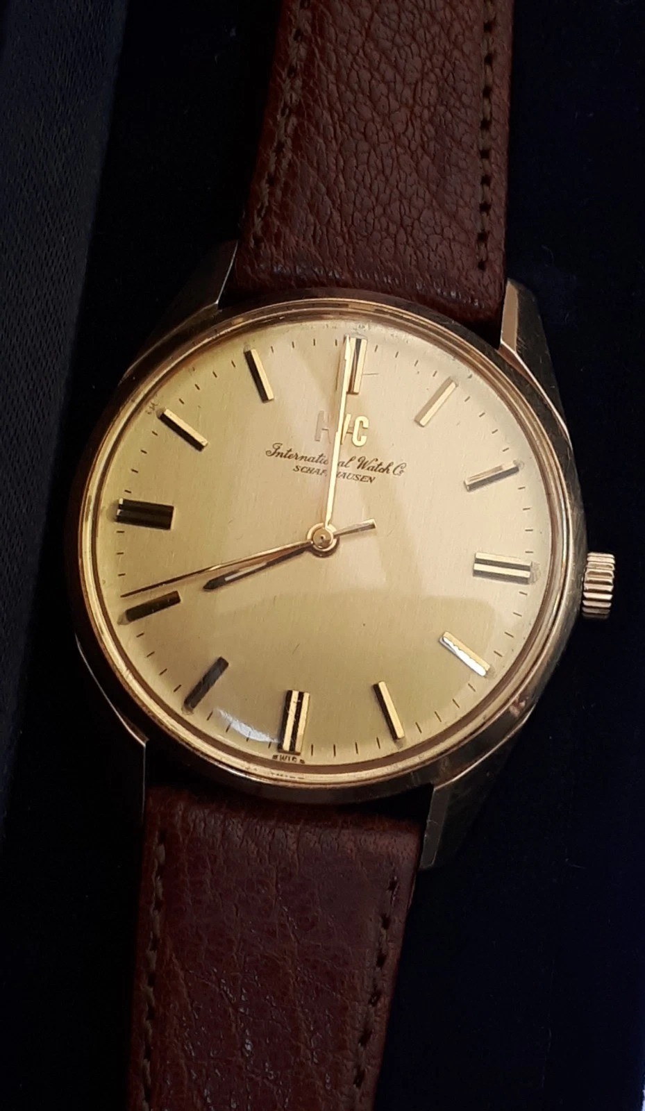 GENTS IWC INTERNATIONAL WATCH COMPANY MANUAL CAL 89 REF 910 VINTAGE 1960s XRARE