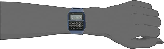 ✅ Casio Gray / Blue / Green / White Men’s 8 Digit Alarm Calculator Watch CA53WF