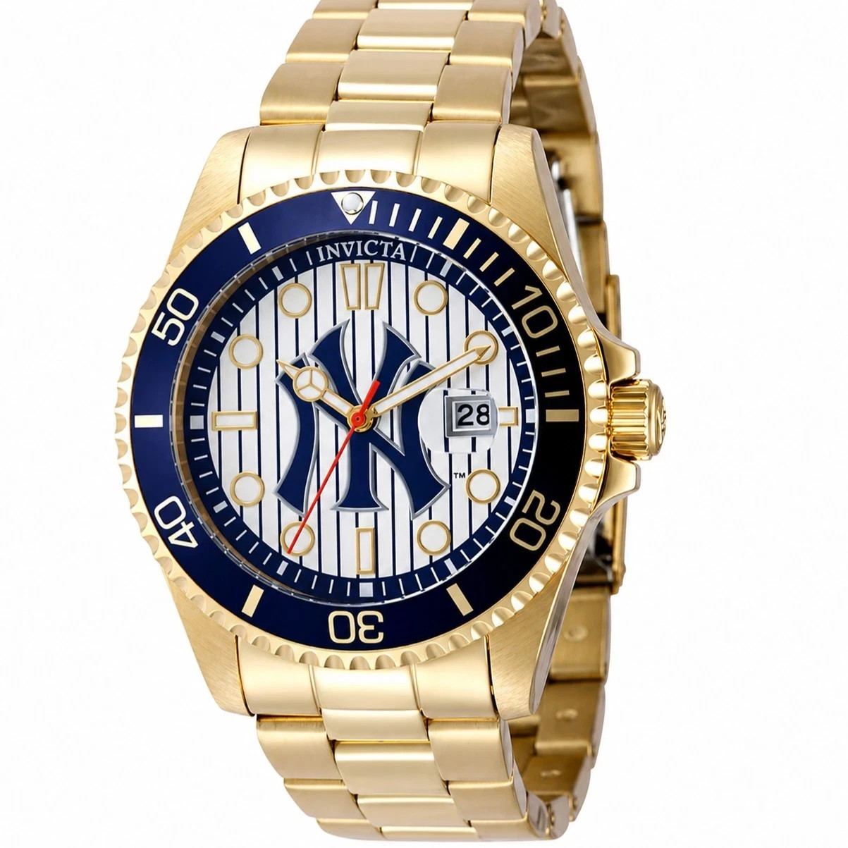 NEW Invicta Pro Diver New York Edition Men’s Watch – 43mm, Gold (49858) #1052