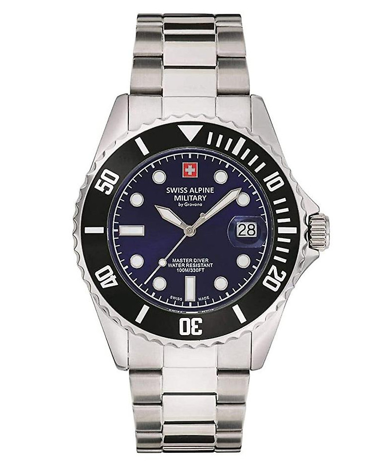 Swiss Alpine Military Blue Dial Men’s Watch 7053.1138 Swiss Made