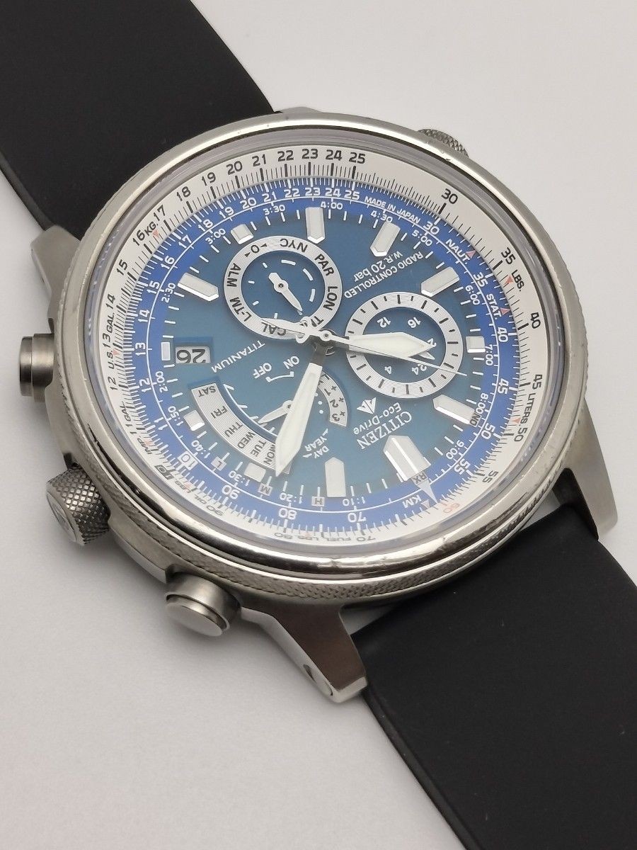 Citizen Promaster PMP56-2902 E600 Eco-Drive Radio Titanium Watch