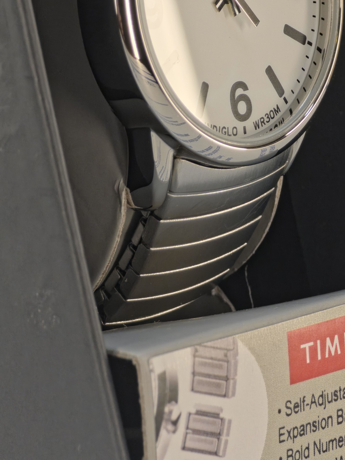 Timex Easy Reader Perfect Fit Self-Adjustable Expansion Band ~ TW2U98800 (New)