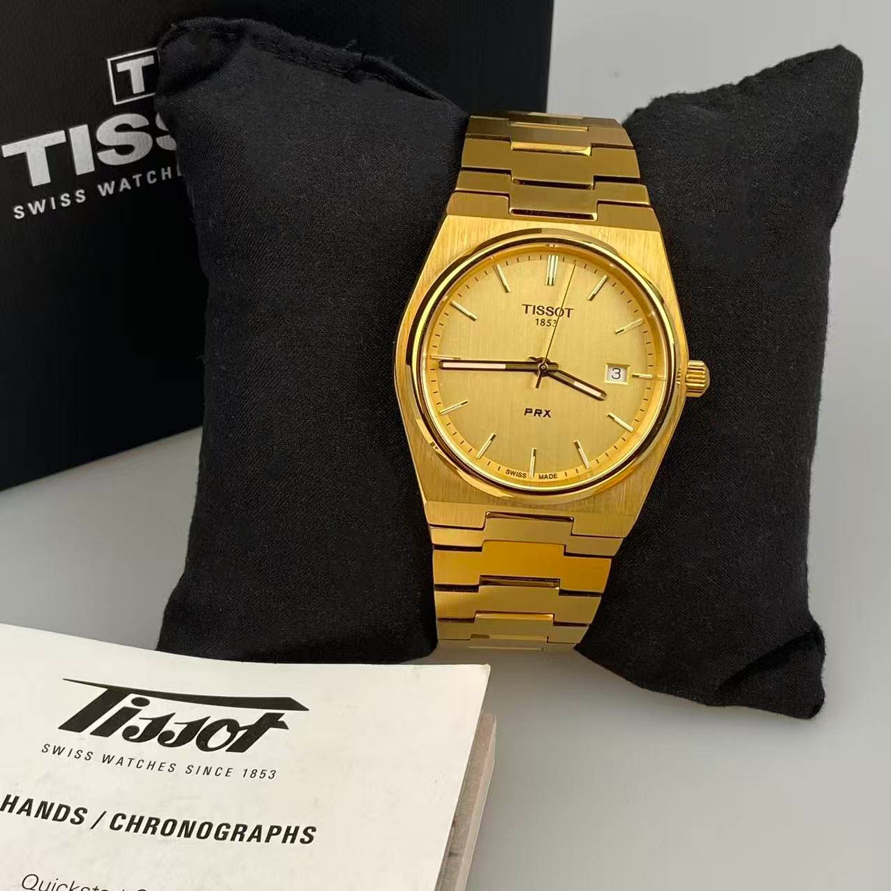 Tissot PRX T137.410.33.021.00 Champagne Dial Stainless Steel Men’s Quartz Watch