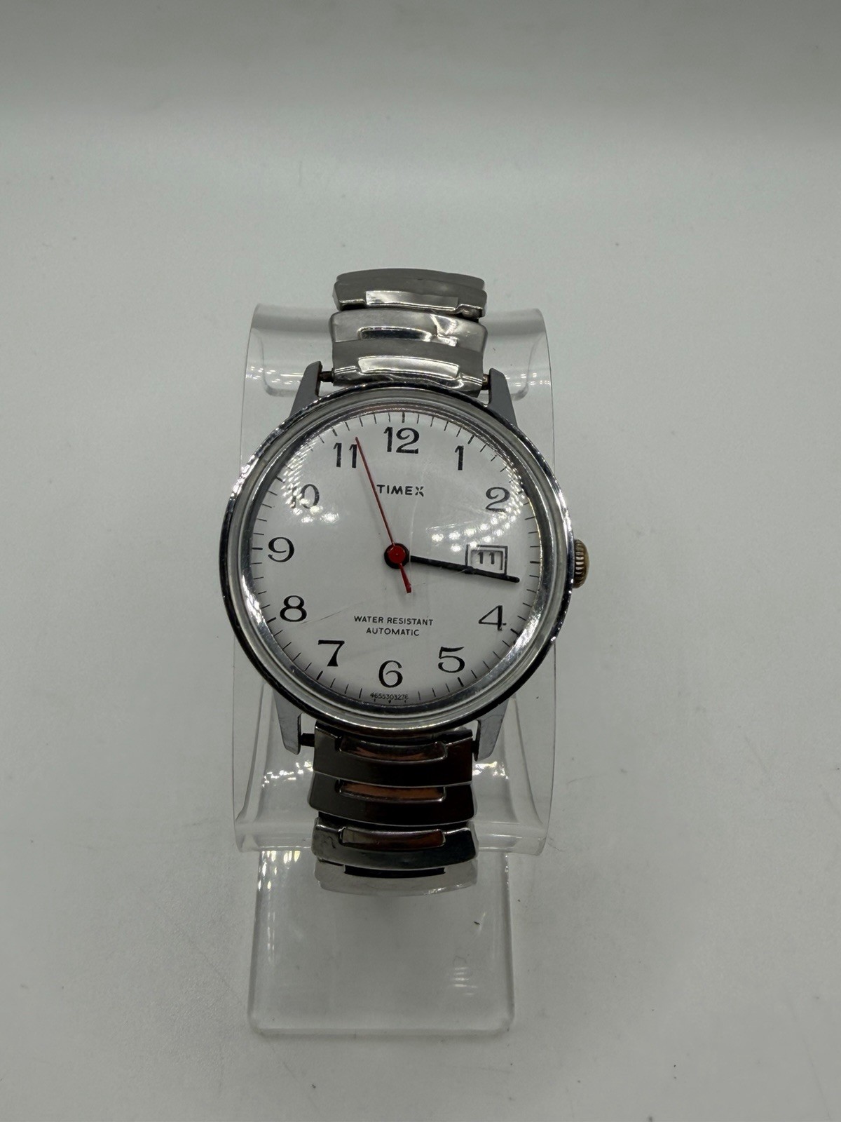 Vintage 1976 Timex Viscount Calendar Automatic Watch (Runs) Read Desc. As Is