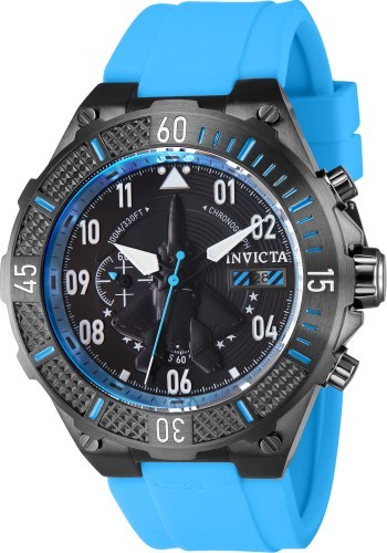 Invicta Men’s 39898 Aviator Quartz Multifunction Black Dial Watch