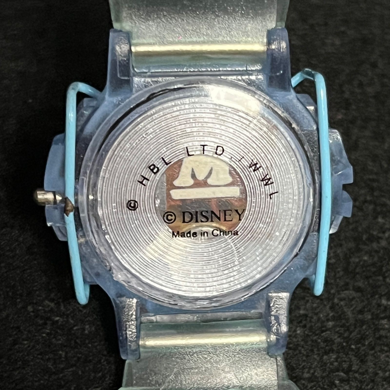 Operational Item Disney Mickey Mouse digital wristwatch light blue confirmed to