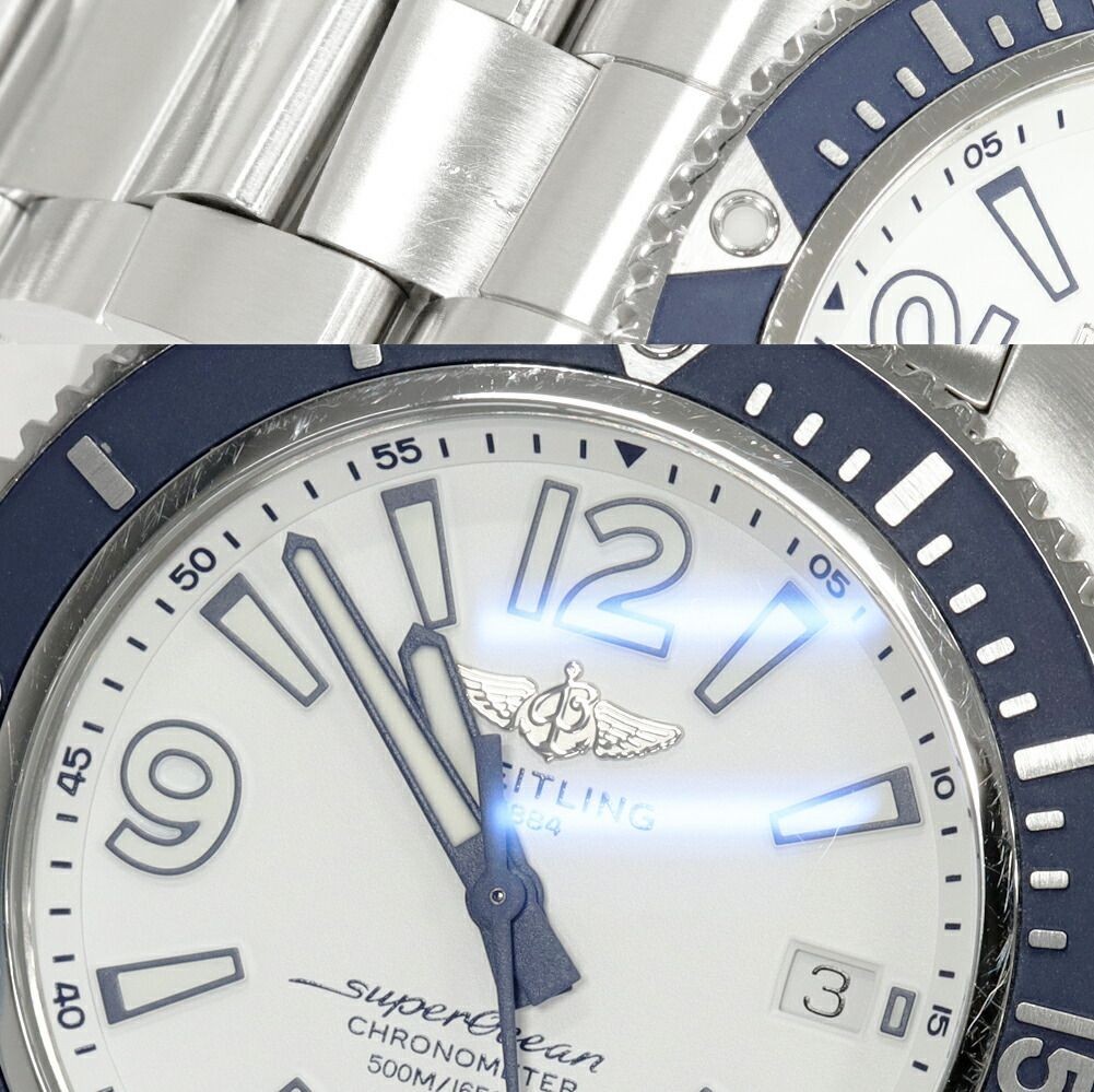 Breitling Superocean Automatic 42 A17366D81A1A1（A17366） 42.0mm 2025 fast ship
