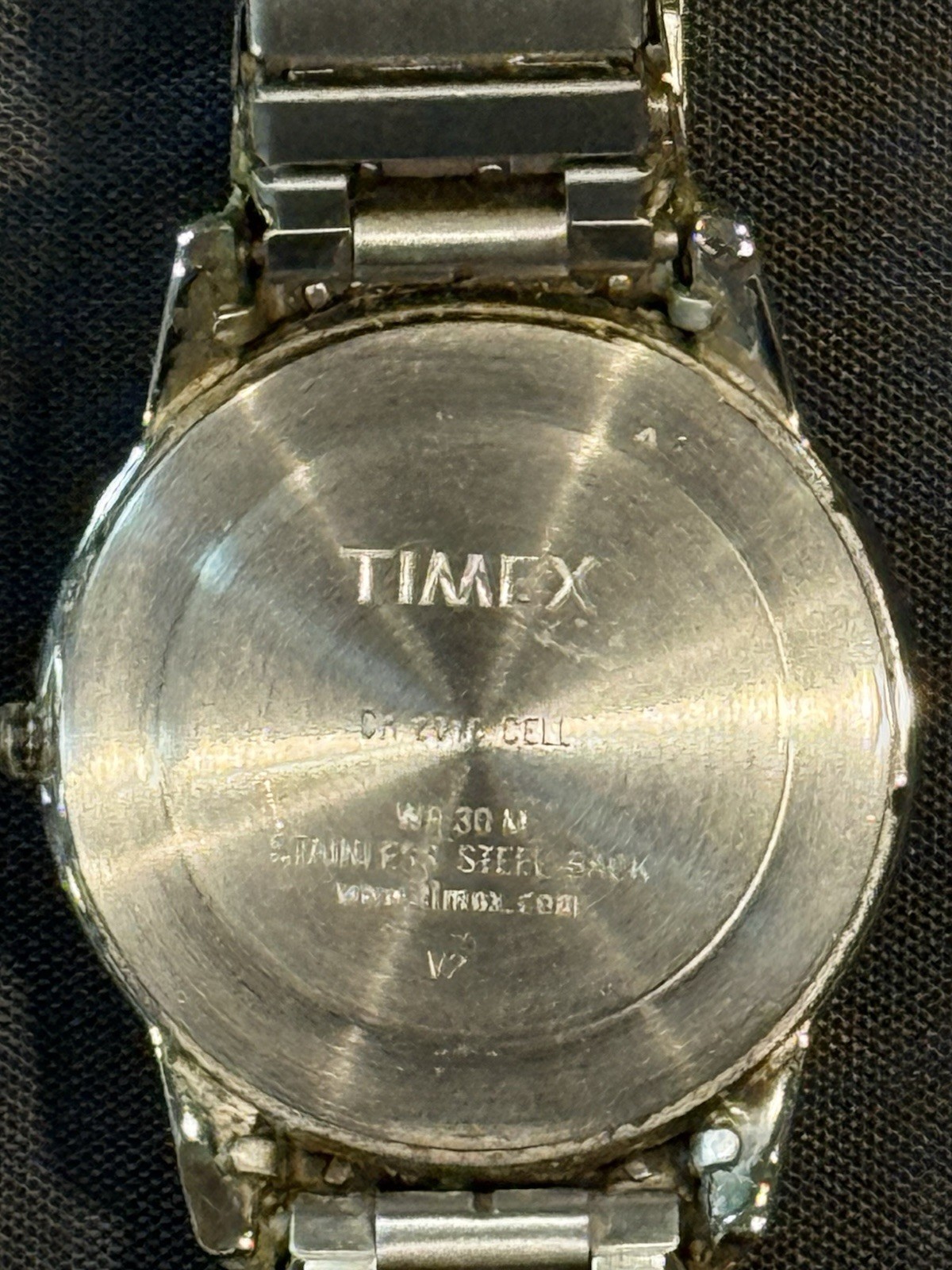 Timex Easy Reader Indiglo Mens Watch Stretch Date Day WR 30 M *Untested*
