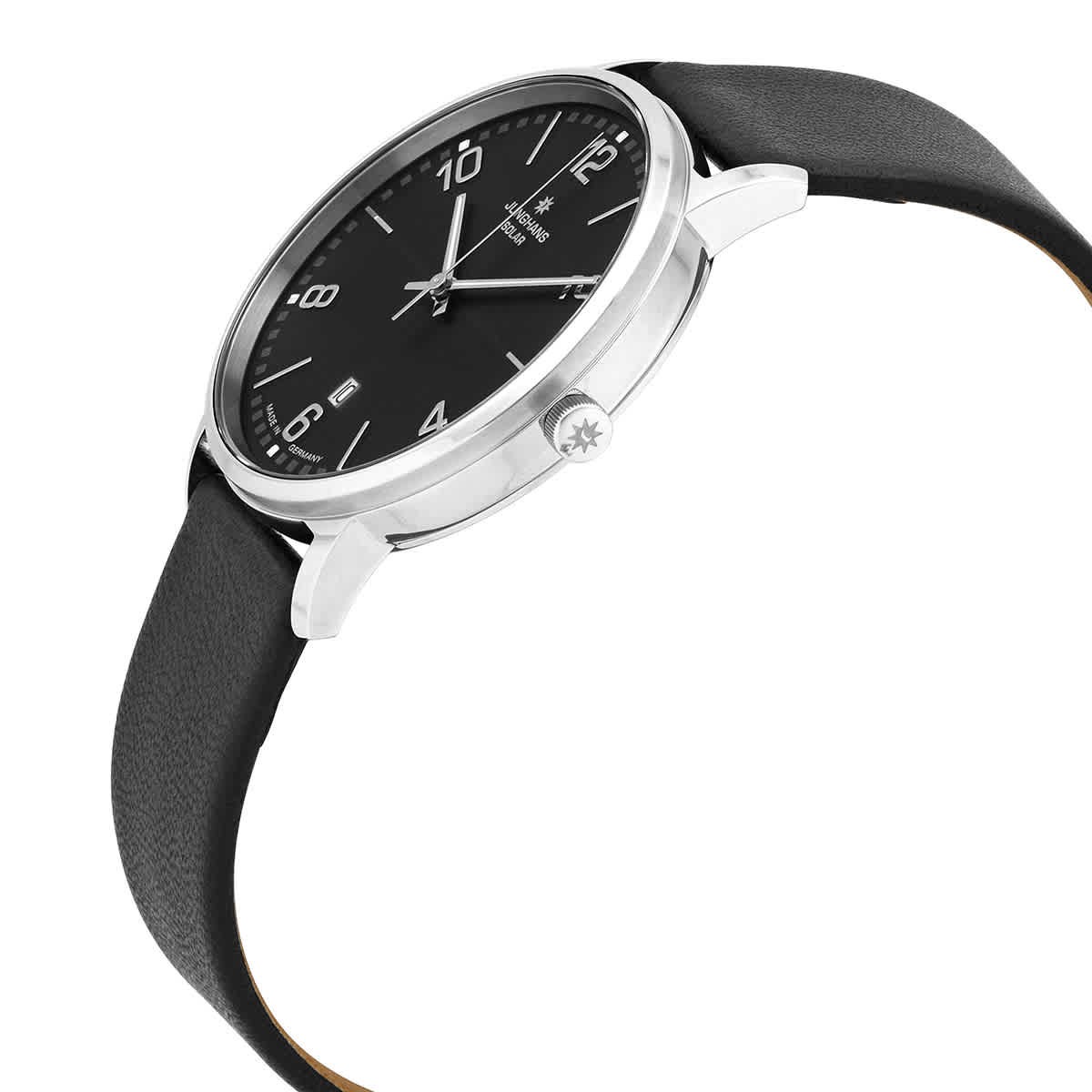 Junghans Milano Solar Quartz Black Dial Watch 014/4062.00
