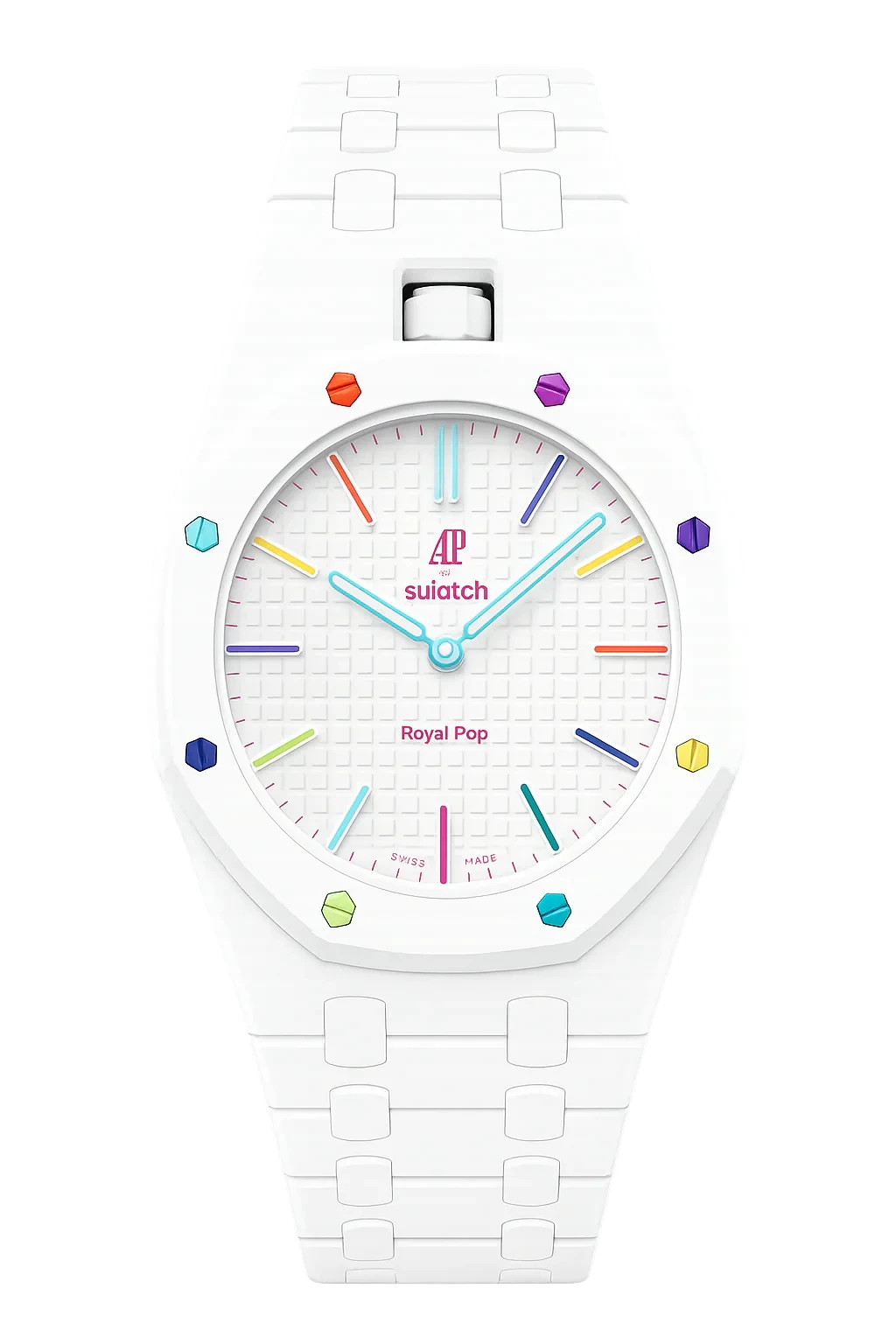 Custom Vertical Link Wrist Strap Presale Swatch x AP Royal Pop – IN PRODUCTION