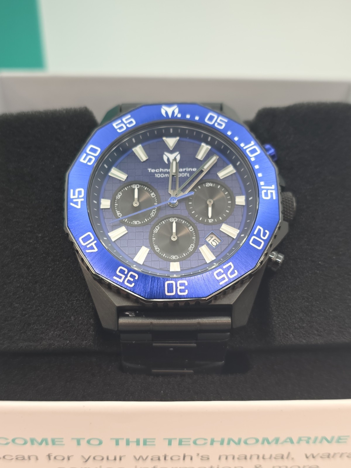 Invicta TechnoMarine Racing Legends Men’s Watch – 44.2mm, Black (TM-525024)