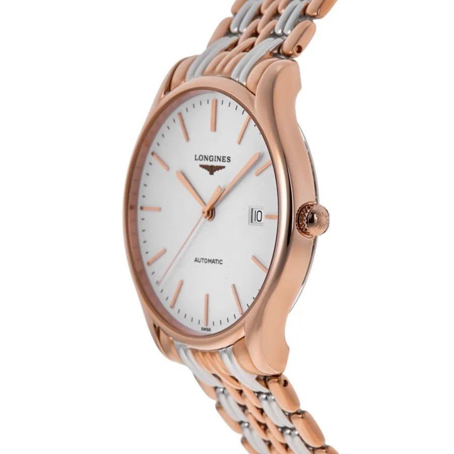 New Longines Lyre Automatic 38mm Two Tone White Dial Men’s Watch L4.960.1.12.7