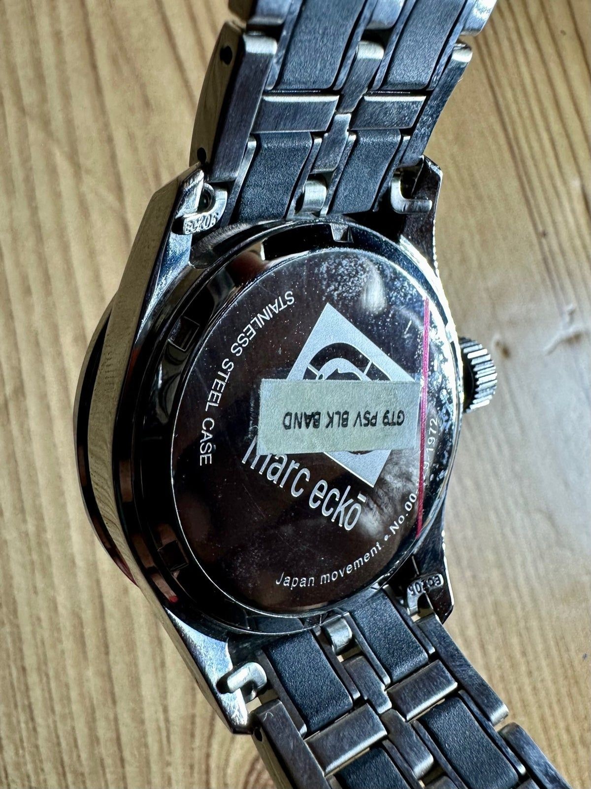 Marc Ecko Designer Watch Silver-Tone No.00-829-1972 Fresh To Depths 50M