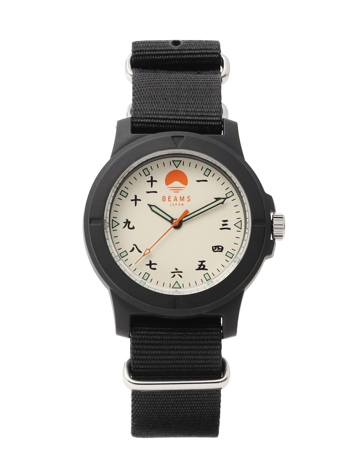 BEAMS Original Watch Kanji Mt Fuji Made In Japan Special Limited Edition NEW JPN