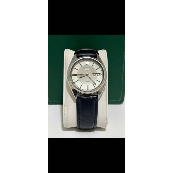 Vintage Seiko 5 Automatic 6119-7083 Day-Date Stainless Steel 1971 Men’s Watch