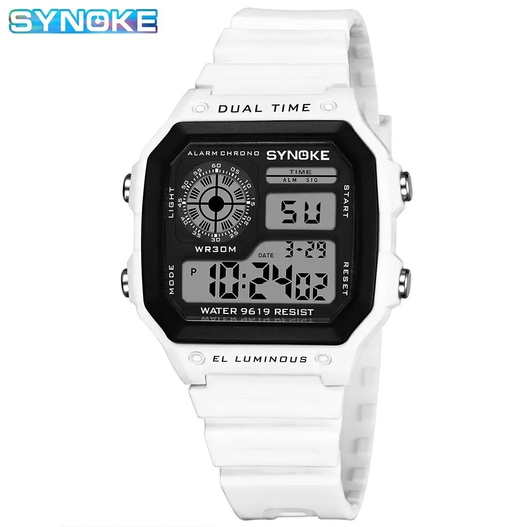 Men Waterproof Digital Sports Watch Military Tactical LED Backlight Wristwatch