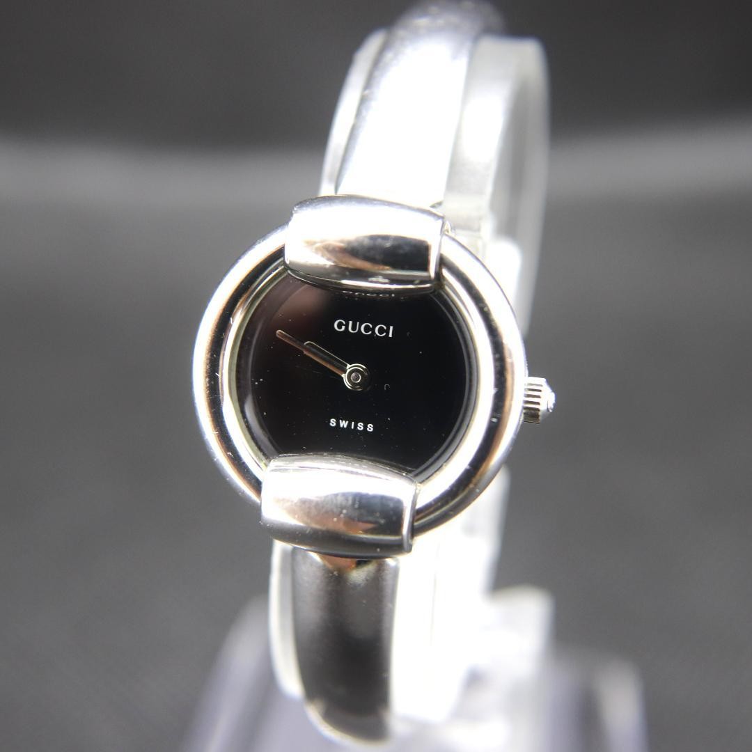 GUCCI 1400L Black Dial Quartz Woman’s Watch JAPAN Working item Near Mint