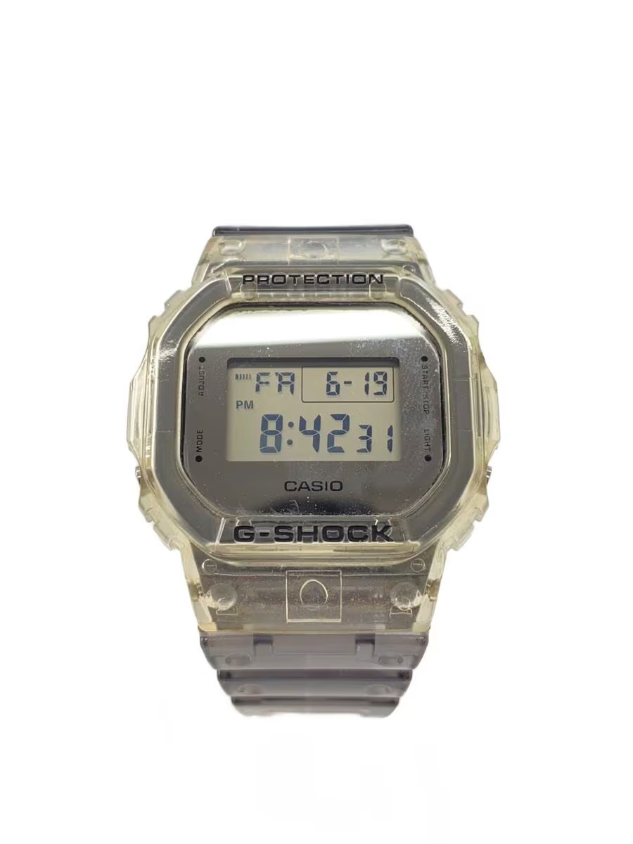 CASIO Quartz Watch G SHOCK Digital Clear