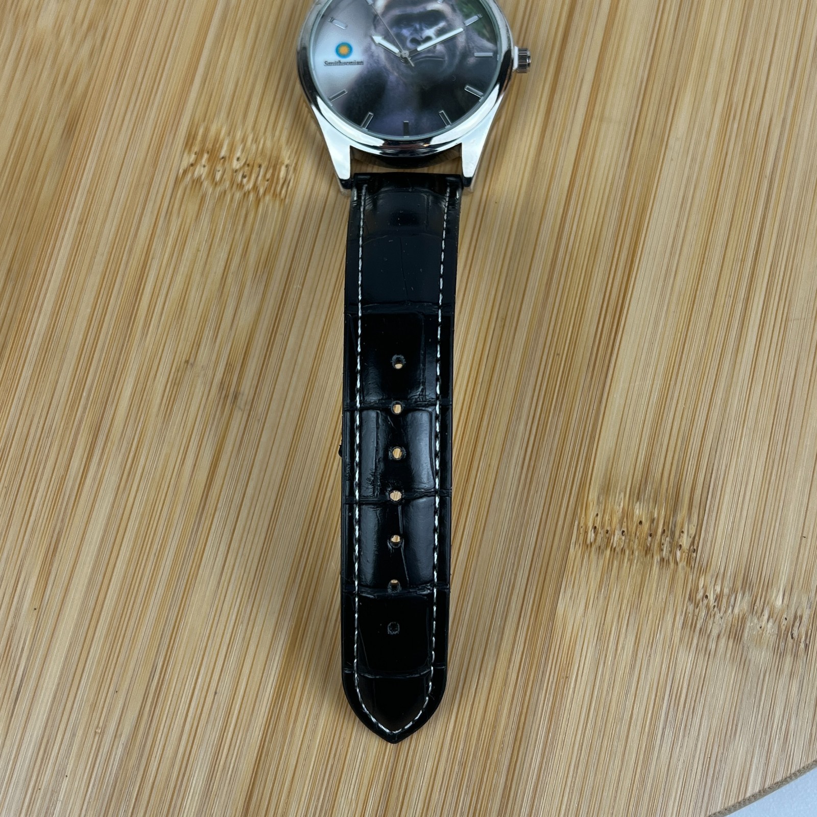 NEW Game Time Smithsonian Silverback Gorilla Men’s Black Wristwatch Watch