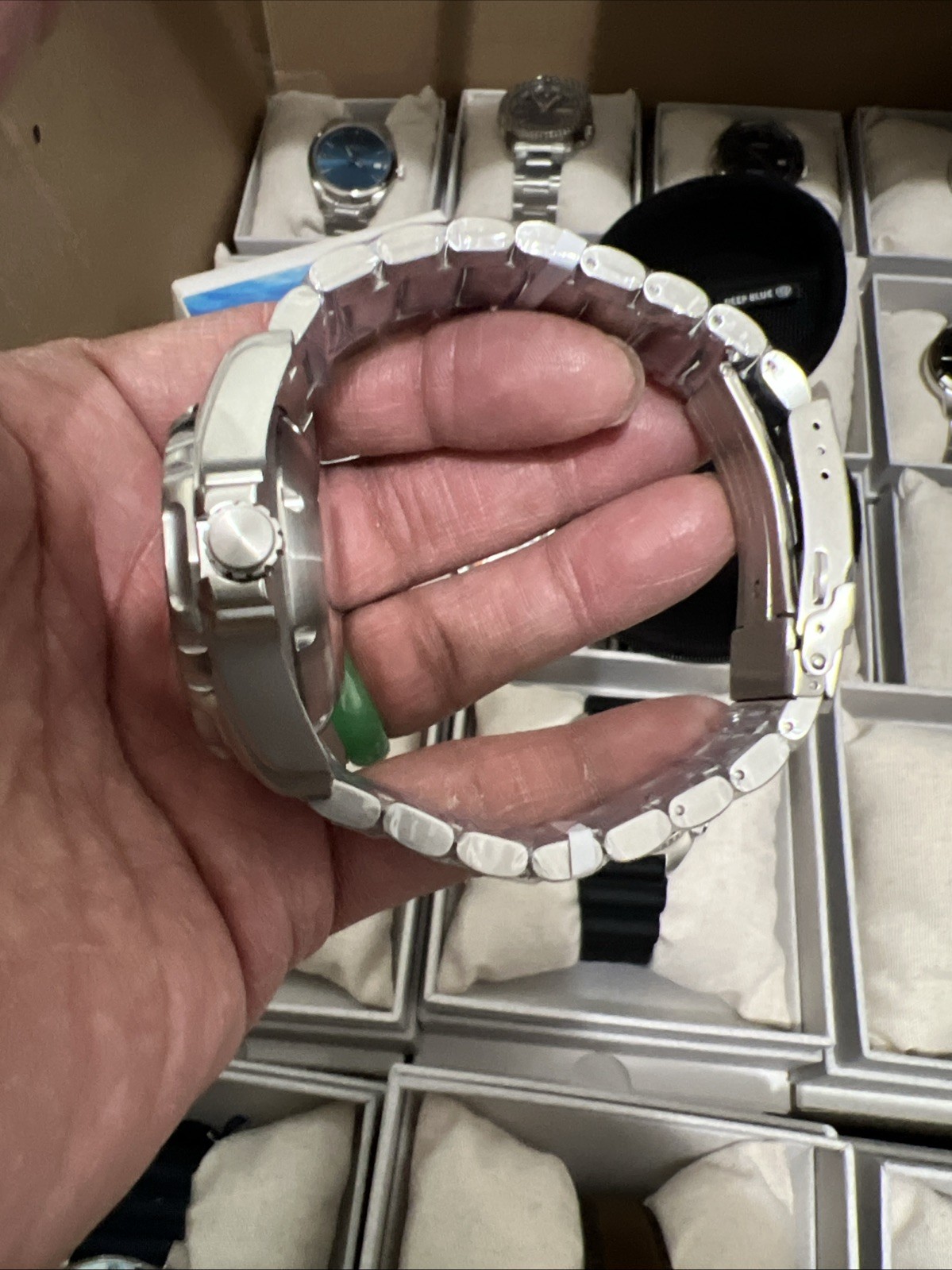 Authentic-PRO SEA DIVER 1000M😱EXPEDTION GMT AUTOMATIC CERAMIC BEZEL WHITE DIAL!