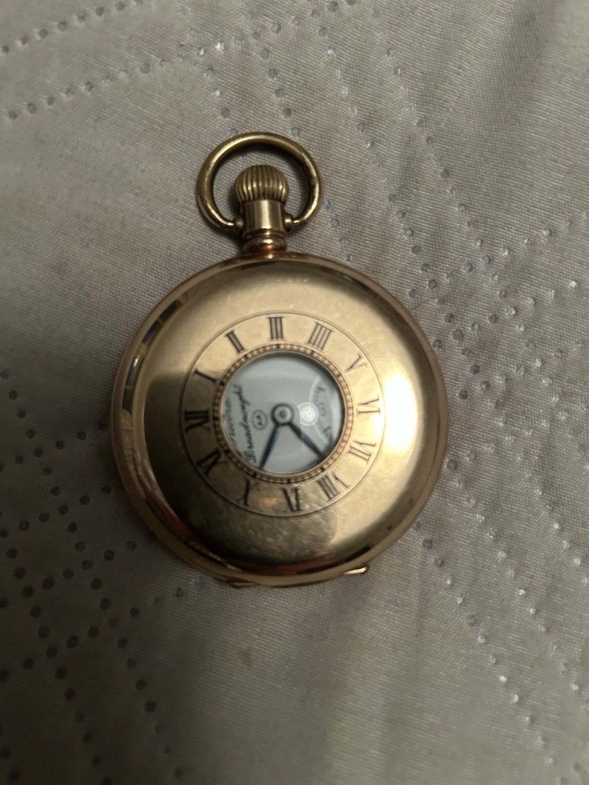 Dreadnought – Record Pocket Watch Gold Plated Untested Free Postage In Australia