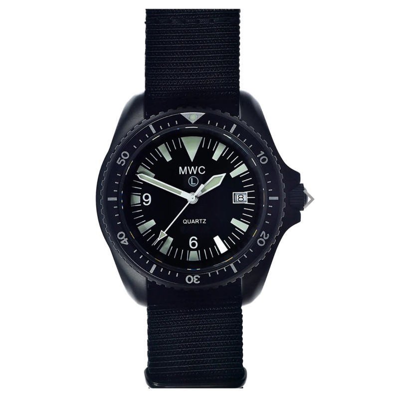 MWC 1999-2001 Pattern Quartz Steel Black PVD Military Date Men’s Watch