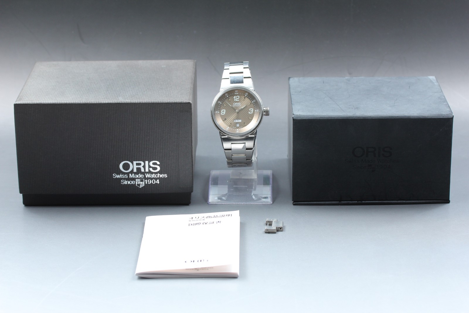 AS-IS [Exc+5] ORIS 7560 Automatic Williams F1 brown Dial Day Date Men’s watch