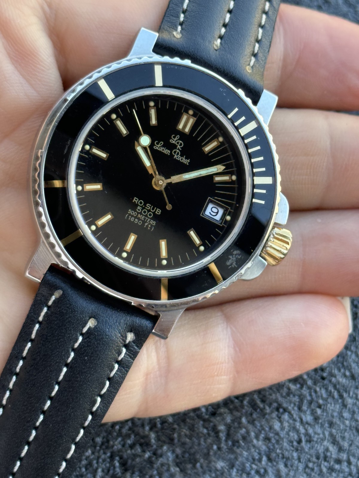 Lucien Rochat Ro.Sub Automatic Cal.1212 Mens 40mm Swiss Made Ref. 1243