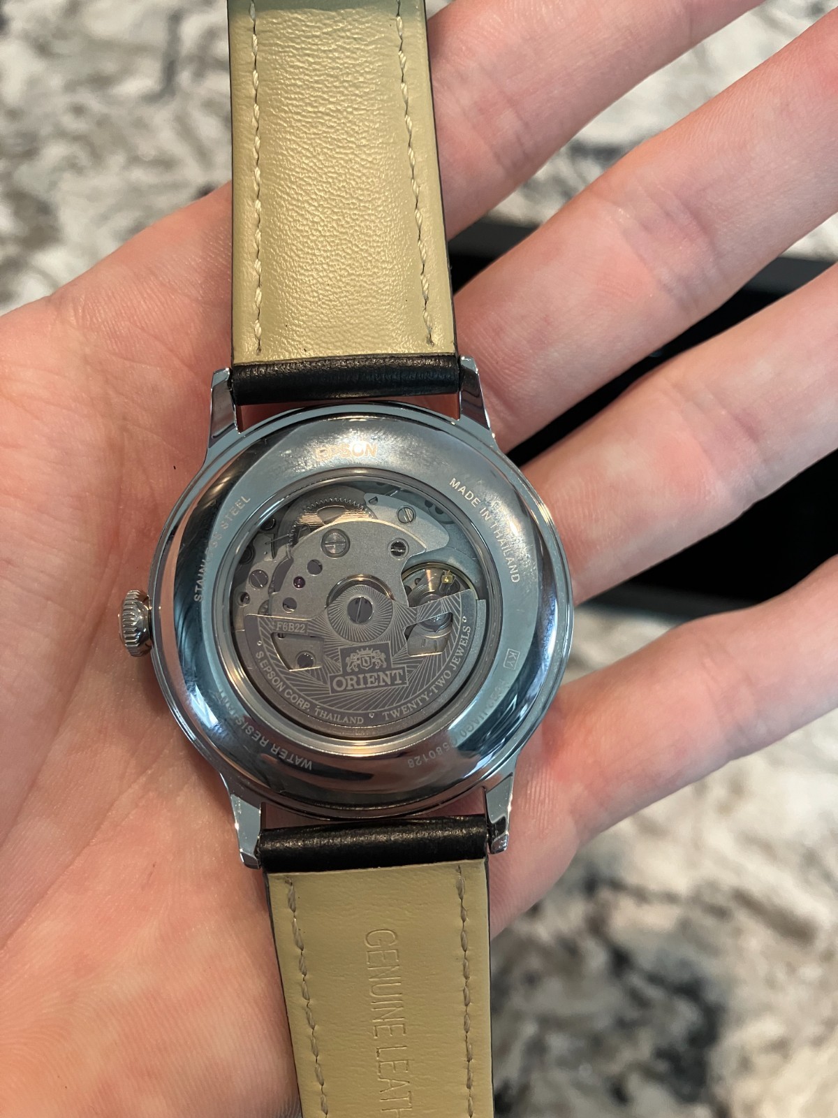 Orient Bambino Version 8 Watch – Black Dial – Excellent Condition