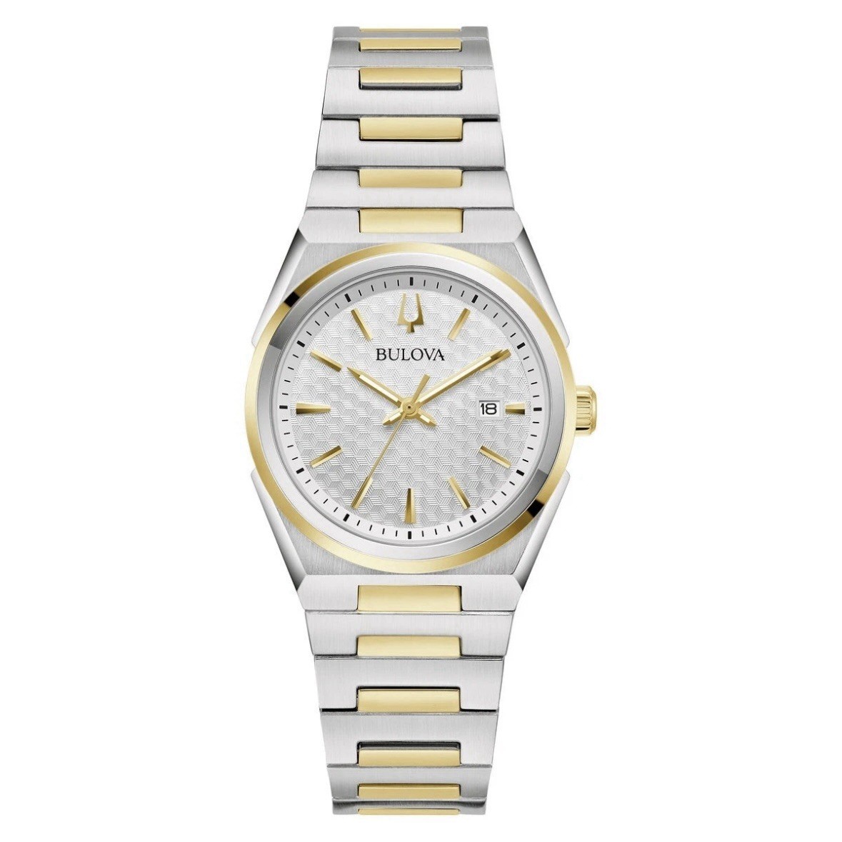 Bulova Two Tone Stainless Steel Quartz Ladies Classic Watch 98L323 NEW MSRP $395